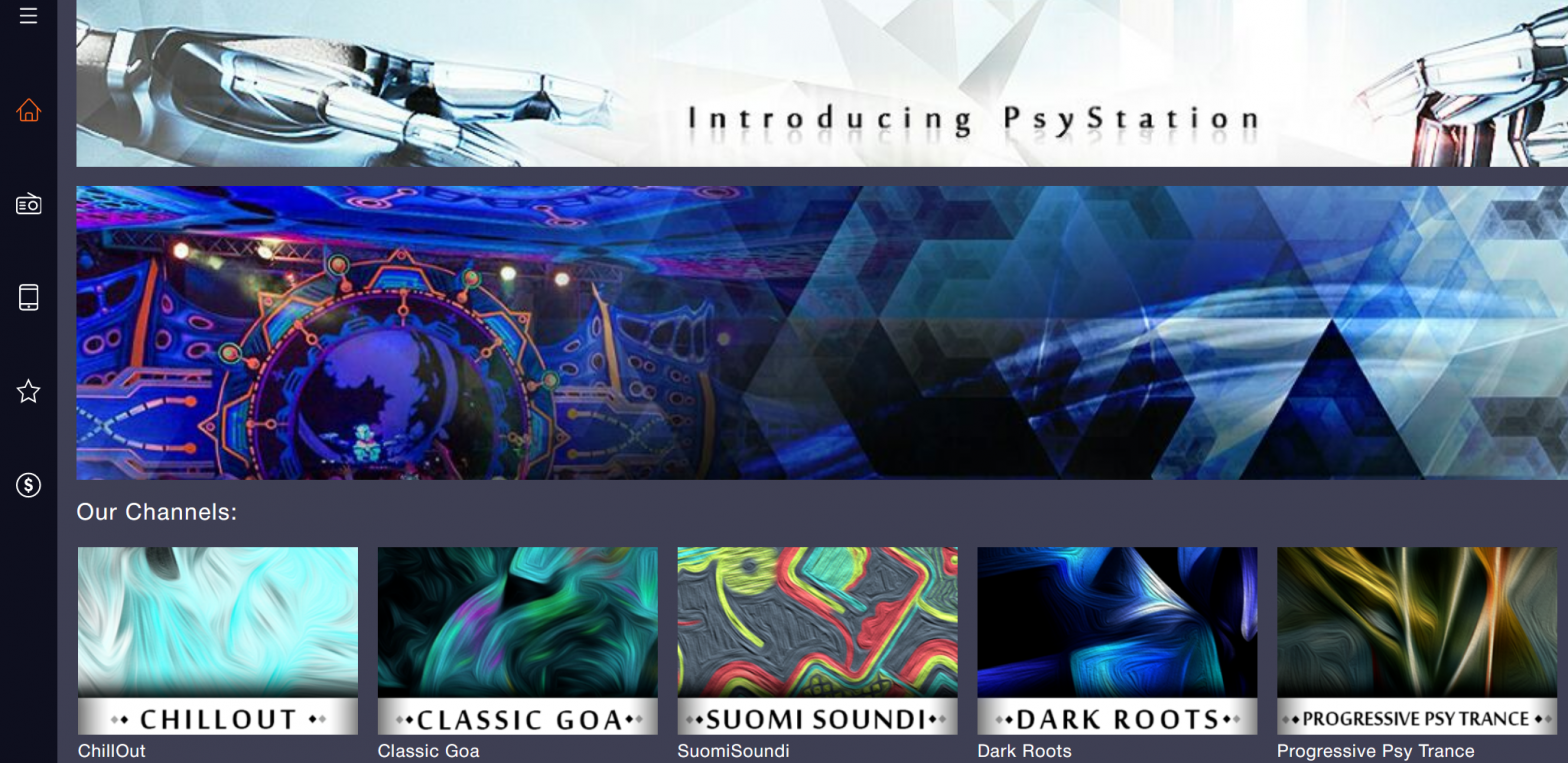 psystation website old Screenshot 1